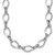 14k White Gold Fancy Link 18in Necklace SF2418-18