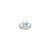 14k White Gold Synthetic Family Jewelry Ring XMR63/2WSY