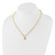 14K Two-tone Fancy Link with Lock Necklace SF2972-18.25