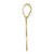 14k Polished Number 3 Pendant APN03