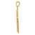 10k Tubular Cross Pendant 10D1660