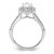 14K White Gold Lab Grown Diamond VS/SI FGH Oval Halo Eng Semi-mount RM2058E-150-7WLG
