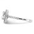 14K White Gold Lab Grown Diamond VS/SI FGH Oval Halo Eng Semi-mount RM2058E-150-7WLG