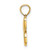 10K Polished C Script Initial Charm 10K6422C