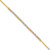 14K Two-tone Diamond-cut Beaded 7.5in Bracelet SF3030-7.5