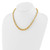 14K Polished and Graduated Fancy Necklace SF3006-17.5