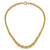 14K Polished and Graduated Fancy Necklace SF3006-17.5