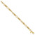 14k Polished and Textured Fancy Link Bracelet SF3016-7.5