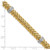 14k Two-Tone 7.25in .05ct Completed Polished Diamond & Mesh Bracelet SF607-7.25