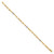14K Two-tone Polished D/C Beads & Fancy Link Bracelet SF2846-7.5
