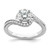 14K White Gold Lab Grown Diamond VS/SI FGH Semi-mount Engagement Rin RM2406E-075-7WLG