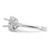 14K White Gold Lab Grown Diamond VS/SI FGH Semi-mount Engagement Rin RM2406E-075-7WLG