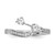14K White Gold Lab Grown VS/SI FGH Dia Contoured Wedding Band RM2419B-034-WLG