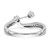 14K White Gold Lab Grown VS/SI FGH Dia Contoured Wedding Band RM2419B-034-WLG