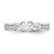 14K White Gold Lab Grown Diamond VS/SI FGH 3-Stone Comp Eng Ring RM2980E-050-7CWLG