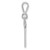 14kw Small Polished Number 11 Charm WSP11