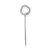 14kw Small Satin Number 27 Charm WSS27