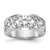 14K White Gold Lab Grown Diamond VS/SI FGH Peg Semi-mount Eng Ring RM2834E-005-WLG