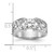14K White Gold Lab Grown Diamond VS/SI FGH Peg Semi-mount Eng Ring RM2834E-005-WLG