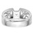 14K White Gold Lab Grown Diamond VS/SI FGH Peg Semi-mount Eng Ring RM2834E-005-WLG