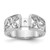 14K White Gold Lab Grown Diamond VS/SI FGH Peg Semi-mount Eng Ring RM2834E-005-WLG