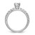 14K White Gold Lab Grown Diamond VS/SI FGH Peg Semi-mount Eng Ring RM2927E-060-7WLG