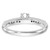 14K White Gold Lab Grown Diamond VS/SI FGH Peg Semi-mount Eng Ring RM2785E-025-7WLG