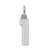 14kw Small Satin Number 1 Charm WSS01