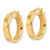 14K Polished Hoop Earrings TF1997