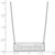 Sterling Silver/Rhodium-plated Small Name Bar Necklace XNA647SS