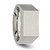 Chisel Titanium Brushed and Polished Signet Ring TB425-11