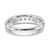14K White Gold Lab Grown VS/SI FGH Dia 9-Stone Channel Band RM3313B-063-WLG
