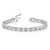 14k White Gold AAA Diamond Tennis Bracelet X721WAAA