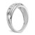 14K White Gold 7-Stone 1/2 carat Diamond Complete Men's Band RM3469B-049-WAA