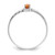 14k White Gold Citrine Birthstone Ring XBR200
