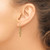 14K Oval Link Dangle Earrings TF2161