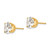 14k 8mm CZ stud earrings XD14CZ