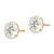 14k 9mm Round CZ Post Earrings XD32CZ