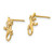 14k Polished Gecko Post Earrings TM738
