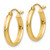14k Round Tube Hoop Earrings TC139