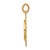 14k Our Lady of Lourdes Medal Pendant XR649
