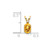 14k Diamond & Citrine Birthstone Pendant XBE166