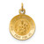14k Our Lady of Mt. Carmel Medal Charm XR651