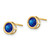 14k 5mm Bezel Sapphire Stud Earrings XBE152