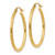 14k Diamond-cut 2mm Round Tube Hoop Earrings TC231