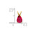 14k Ruby pendant XP1010R