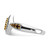 14k White w/Yellow Rhodium White and Champagne Diamond Ring RM5699-CH-033-WA