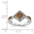 14k White w/Yellow Rhodium White and Champagne Diamond Ring RM5699-CH-033-WA