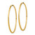 14k Diamond-cut Square Tube Endless Hoop Earrings TF1000