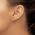 14k White Gold 4mm Peridot Earrings XE71WPE
